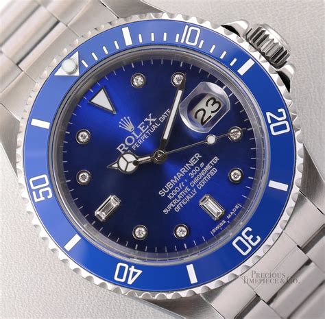 rolex bleu marine|Rolex Submariner – Die Taucheruhr.